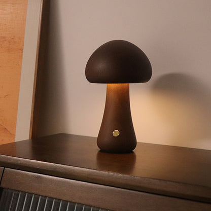 Wooden Mushroom Nightlight